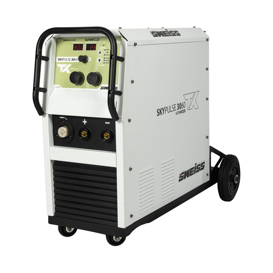 Soldador SKYPULSE 3060 TX-300 AMP Monofásico 220V-Compacta 15 Kg + Antorcha Sweiss