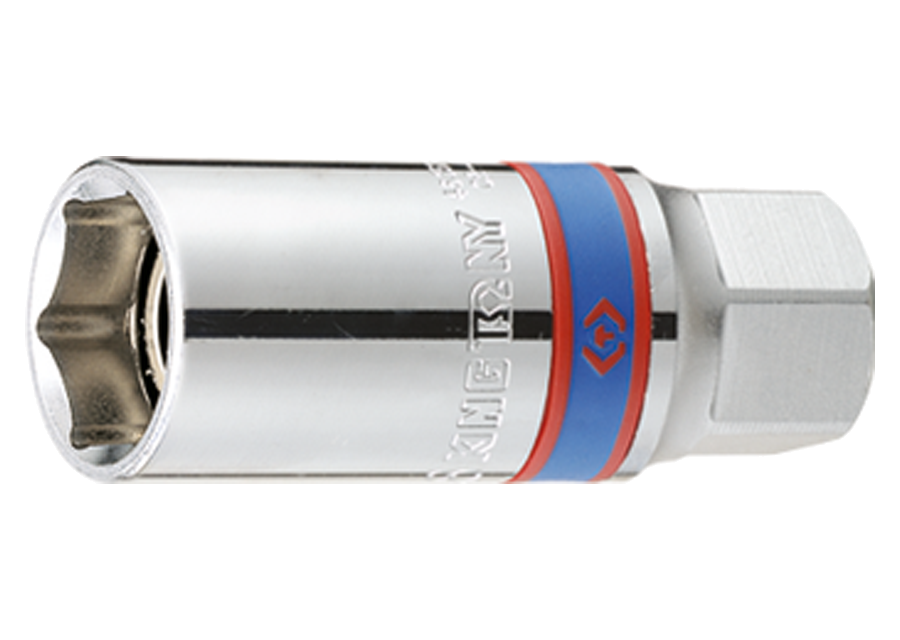 Socket para Bujías 1/2" x 16 mm (5/8") Magnético (466516) King Tony