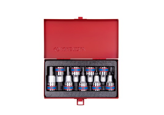 Juego de Socket Punta Allen 1/2" 3-14 mm 9 Piezas King Tony