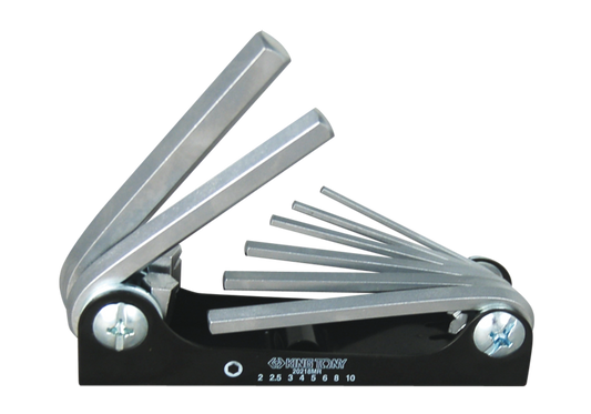 Juego de Llave L 8 Piezas Hex Plegable 2-10 mm King Tony