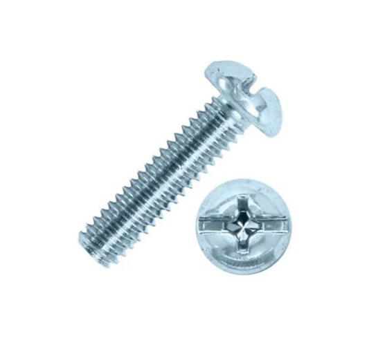 Tornillo de Estufa Cabeza Redonda 3/16" x 1"