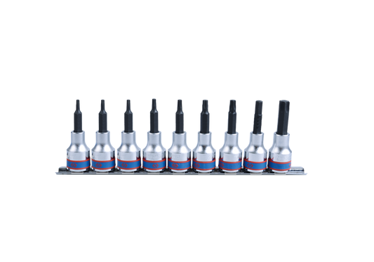 Juego de Socket Torx Macho Largo 1/2" T20-T60 9 Piezas King Tony
