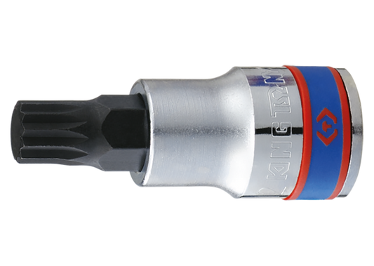 Socket Corto con Punta 12 Estría 1/2" x 8 mm (402608) King Tony