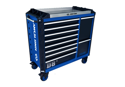 Caja de Herramientas 10 Gaveta con Rueda Serie Squad Servicio Pesado King Tony