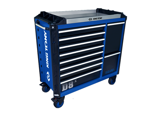 Caja de Herramientas 10 Gaveta con Rueda Serie Squad Servicio Pesado King Tony