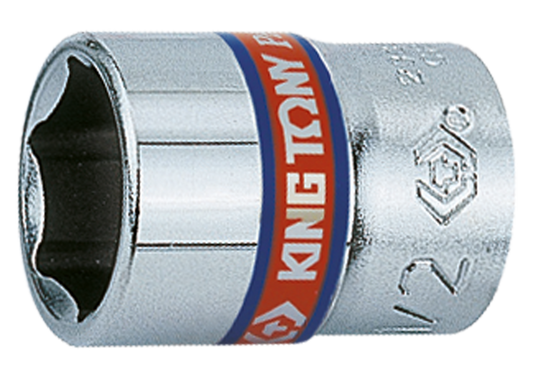 Socket Corto 1/4" x 3/8" 6 Puntas King Tony