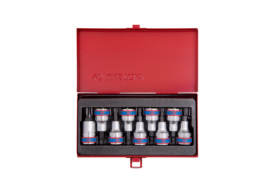 Juego de Socket Torx Macho Estándar 1/2" T20-T60 9 Piezas King Tony