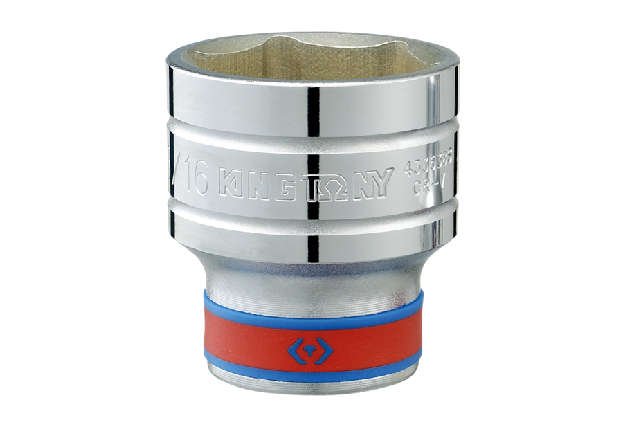 Socket Corto 1/2" x 3/8" 6 Puntas King Tony