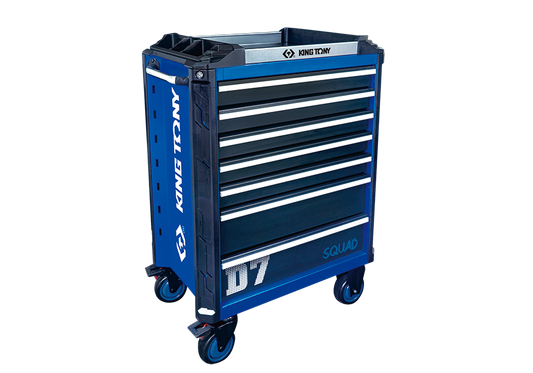 Caja de Herramientas 7 Gaveta con Rueda Serie Squad King Tony