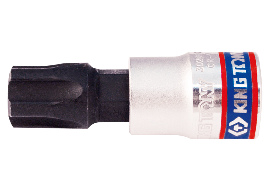 Socket Corto 3/8" x 50 mm 5 Puntas King Tony