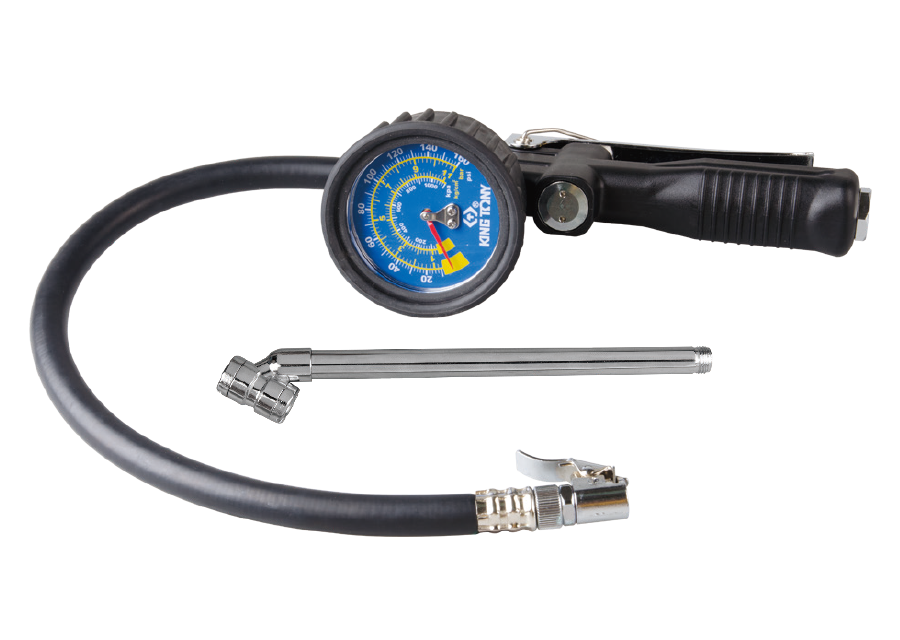 Medidor de Presión con Reloj 0-160 PSI 3 en 1 King Tony
