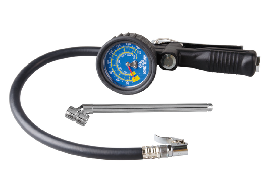 Medidor de Presión con Reloj 0-160 PSI 3 en 1 King Tony