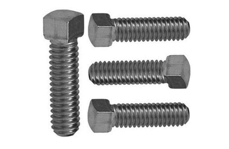 Tornillo Prisionero Cabeza Cuadrada 1/4-20 x 1" Rosca Ordinaria