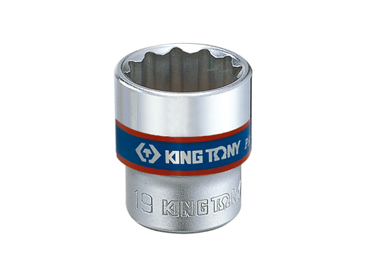 Socket Corto 3/8" x 10 mm 12 Puntas King Tony
