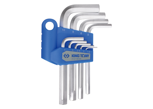 Juego de Llave L 9 Piezas Hex Corta 1.5-10 mm King Tony