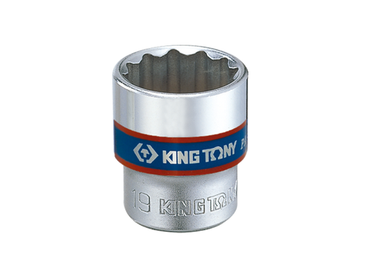 Socket Corto 3/8" x 12 mm 12 Puntas King Tony