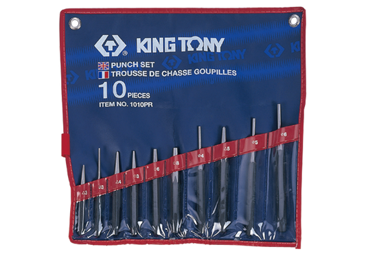 Juego de Botadores y Centro Puntos 10 Piezas (1010PR) King Tony