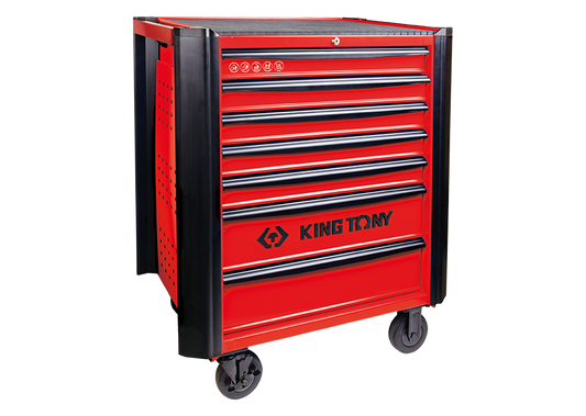 Caja de Herramientas 7 Gaveta con Rueda 26" Borde Protección King Tony
