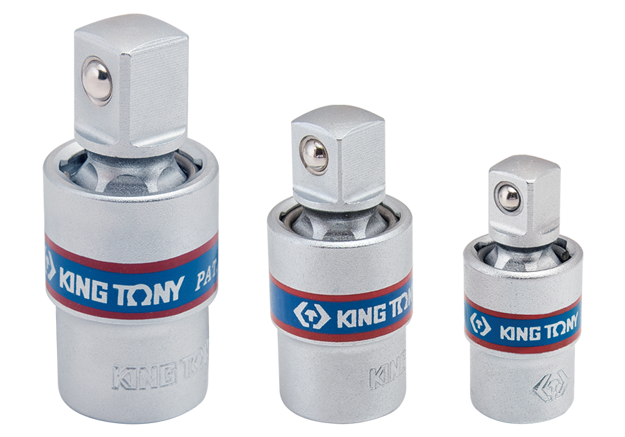 Juego de Junta Universal 1/4" + 3/8" + 1/2" 3 Piezas King Tony