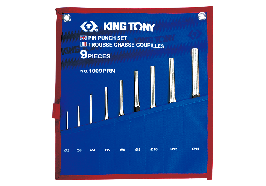 Juego de Botadores Cilíndricos 9 Piezas (1009PRN) King Tony