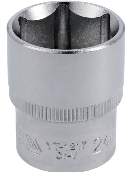 Socket Corto 1/2" x 24 mm 6 Puntas Yato