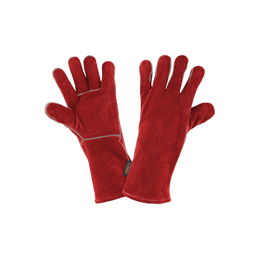 Guante Soldador Rojo 14" Largo - Seguridad Industrial - Truper