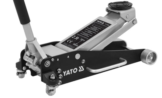 Gato Garaje Bajo Perfil 2.5 Toneladas Bomba Doble de Aluminio Yato