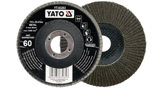 Disco Desbaste Laminado 4-1/2" Grano 60 Yato