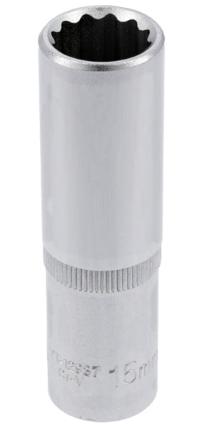 Socket Largo 1/2" x 15 mm 12 Puntas Yato
