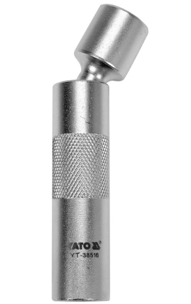 Socket para Bujías Universal 3/8" x 14 mm 12 Puntas con Clip Metal Yato