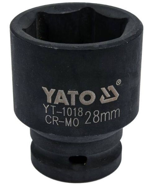 Socket de Impacto Corto 1/2" x 28 mm 6 Puntas Yato