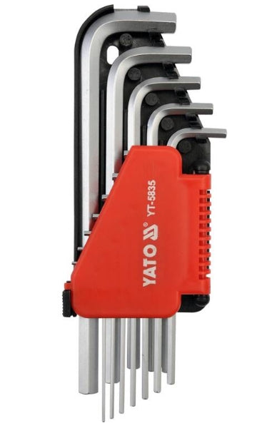 Juego de Llave L 12 Piezas Hex Larga 1/16" - 3/8" Yato