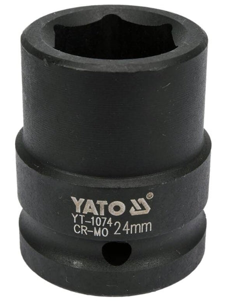 Socket de Impacto Corto 3/4" x 24 mm 6 Puntas Yato