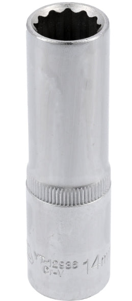 Socket Largo 1/2" x 14 mm 12 Puntas Yato