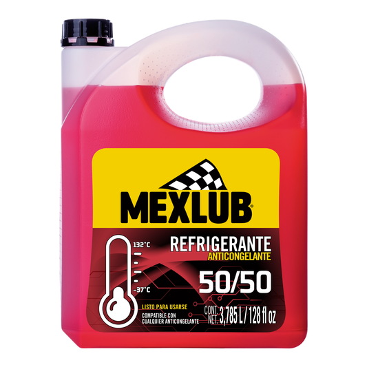 Refrigerante Anticongelante 50/50 1 Galón Mexlub