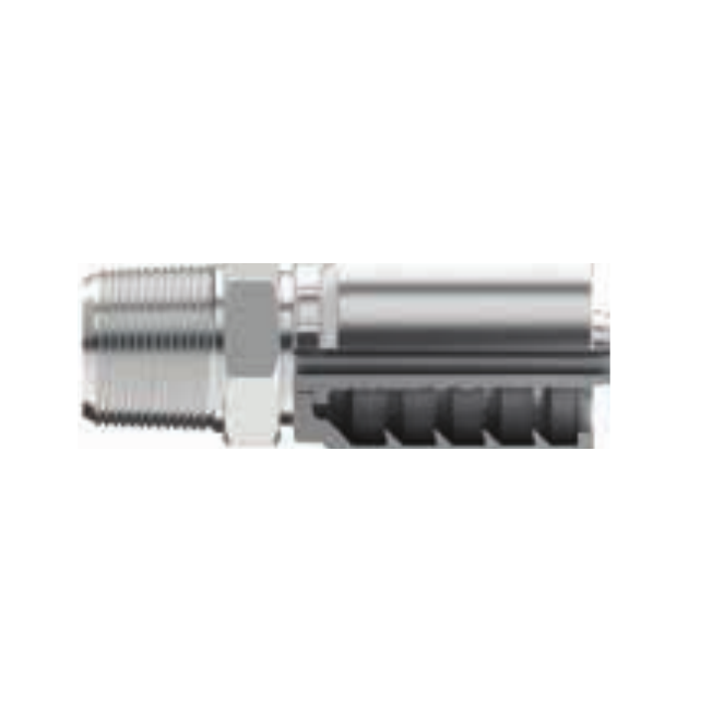 Conexión Hid. Nptf Macho 1/4" Para Manguera 3/8" | Continental