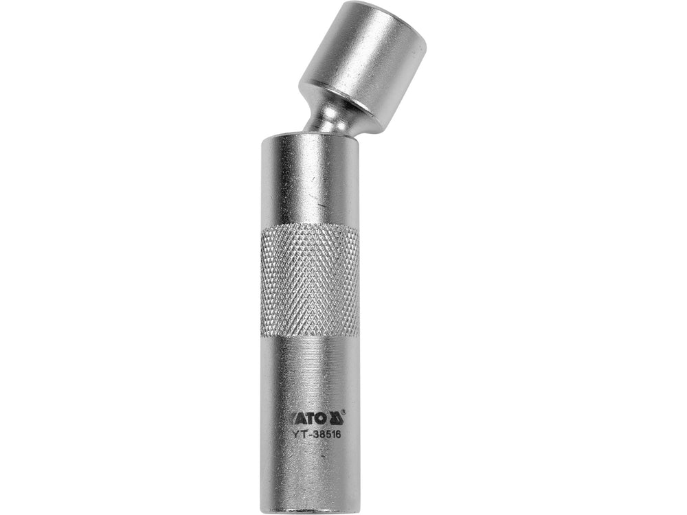 Socket para Bujías Universal 3/8" x 14 mm 12 Puntas con Clip Metal Yato YT-38516 - foto oficial fabricante