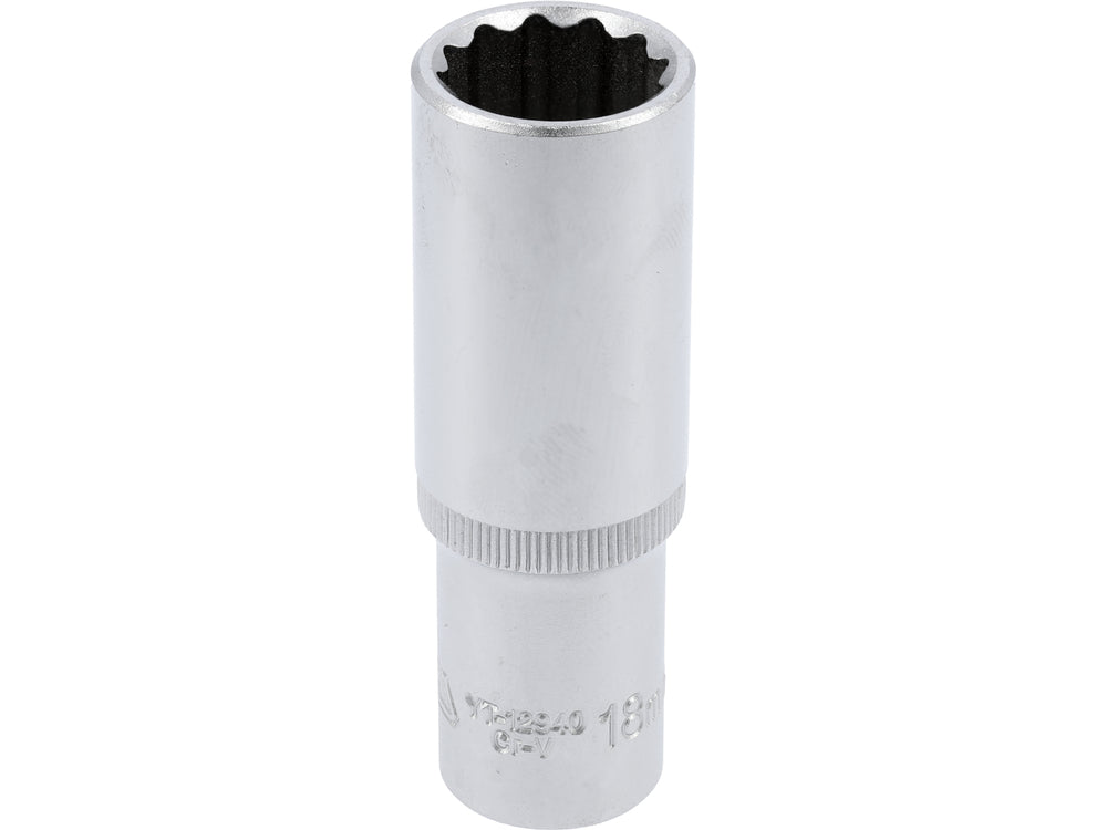 Socket Largo 1/2 pulg x 18mm 12 Puntas Yato YT-12940 - foto oficial fabricante