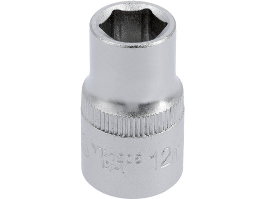 Socket Corto 1/2" x 12 mm 6 Puntas Yato YT-1205 - foto oficial fabricante