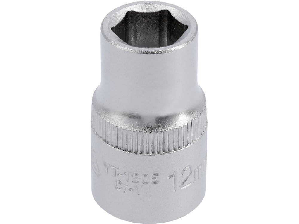 Socket Corto 1/2" x 12 mm 6 Puntas Yato YT-1205 - foto oficial fabricante