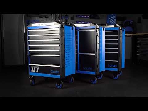 Caja de Herramientas 7 Gaveta con Rueda Serie Squad King Tony