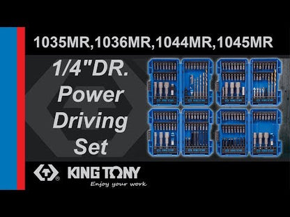 Juego de Puntas de Potencia 35 Piezas King Tony