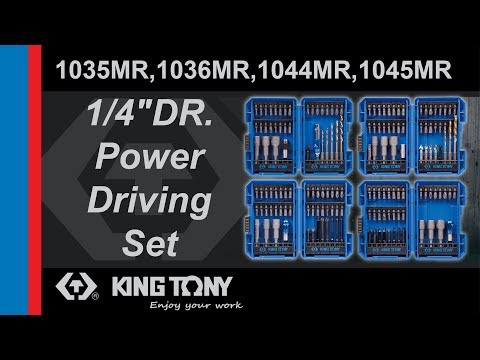 Juego de Puntas de Potencia 35 Piezas King Tony