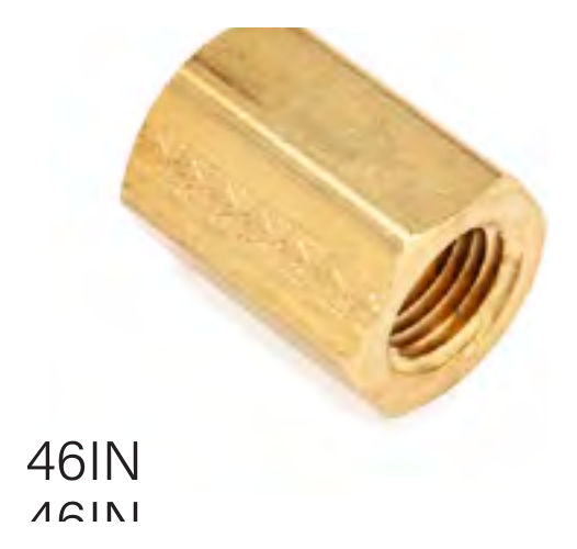 Conexion de Bronce SAE 45 Macho 3/8" Nptf Hembra 1/4" | Continental