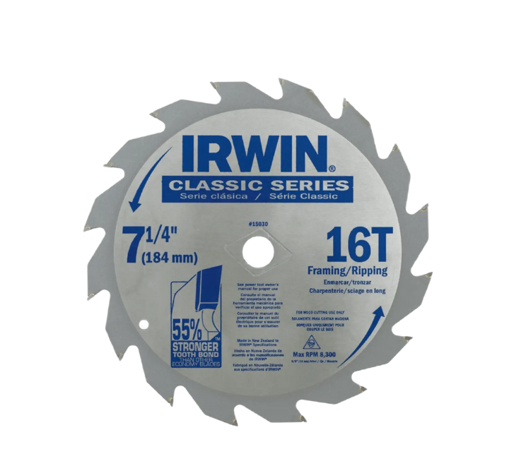 Sierra Circular 7-1/4" x 16T Irwin
