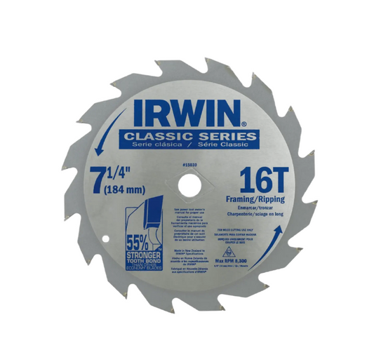 Sierra Circular 7-1/4" x 16T Irwin