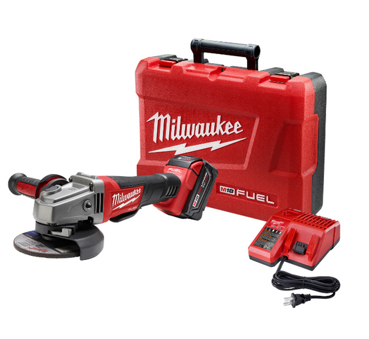 Esmeril a Batería 4-1/2" / 5" 18 V Libre de Brocha 8500 RPM Milwaukee