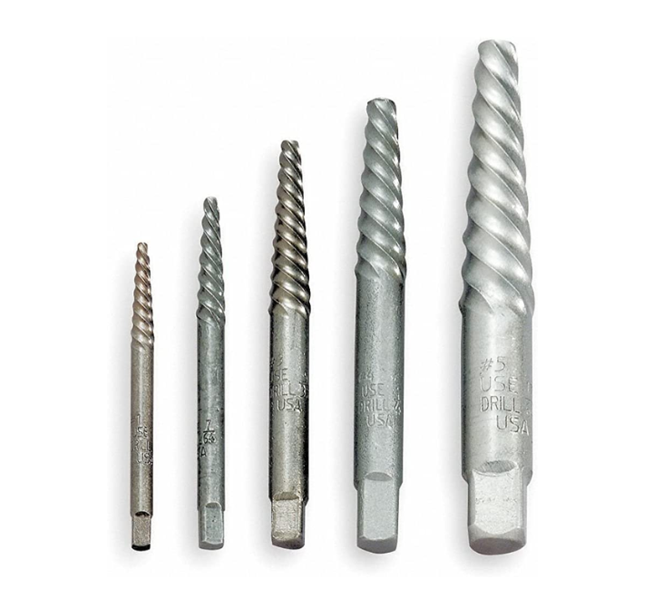 Juego de Extractor de Tornillo Espiral 1/8" - 3/4" 5 Piezas CTA