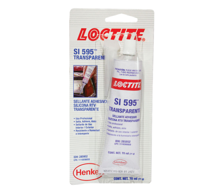 Silicon Transparente RTV 66 Blister 2.36 Oz Loctite