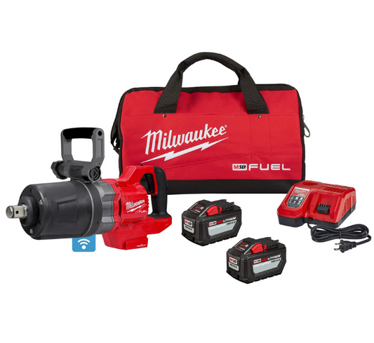 Pistola de Impacto de 1" Larga 18 V Alto Torque One-Key Batería + Cargador (M18 y M12) Milwaukee